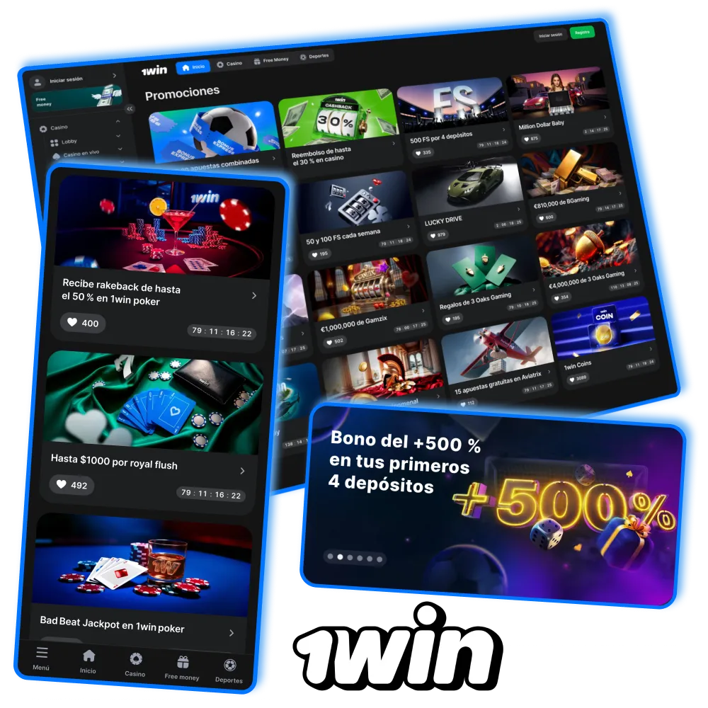 Promociones activas en 1win Argentina.