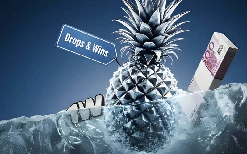 Sorteos Drops and Wins en 1win Casino.