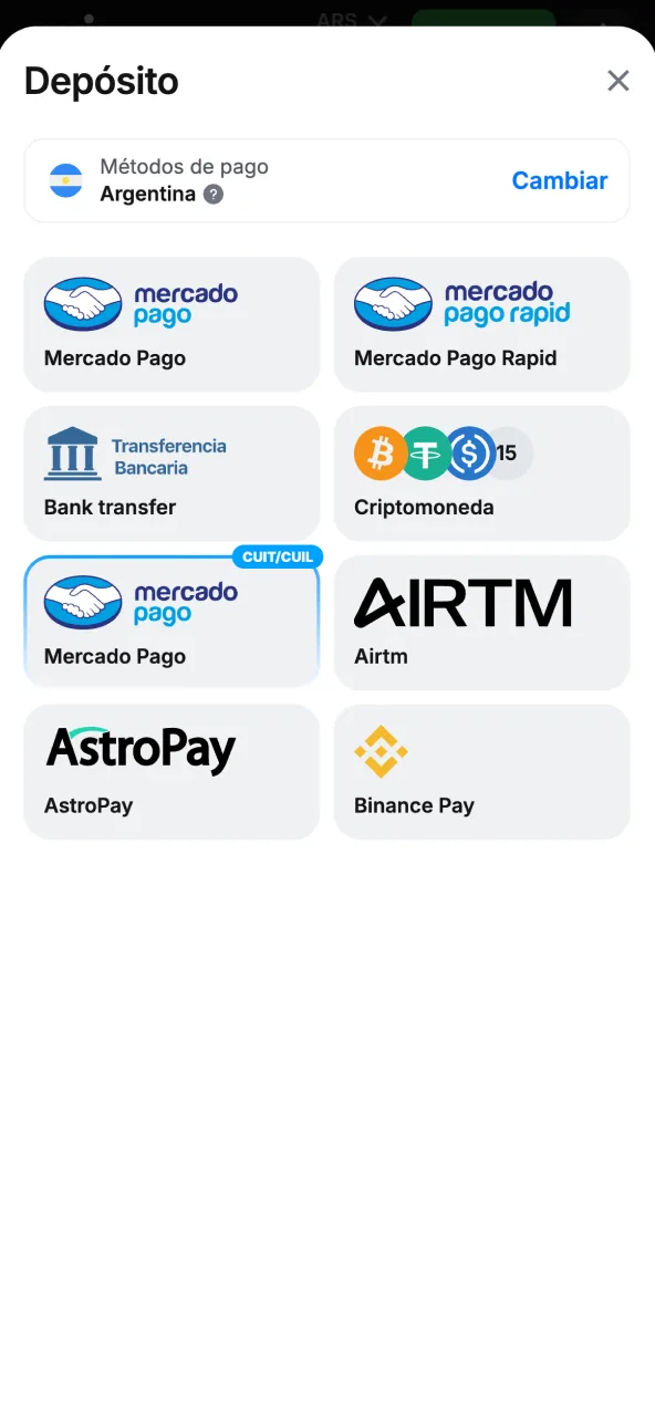 Deposit funds into your 1win account.