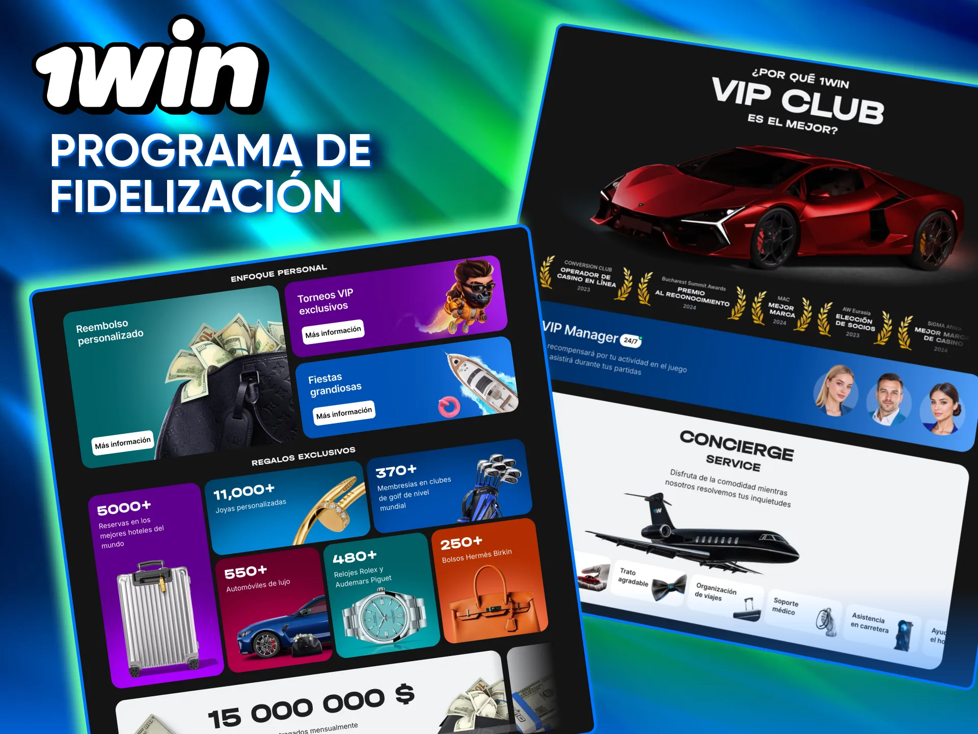 1win's exclusive VIP Club with personalized benefits.