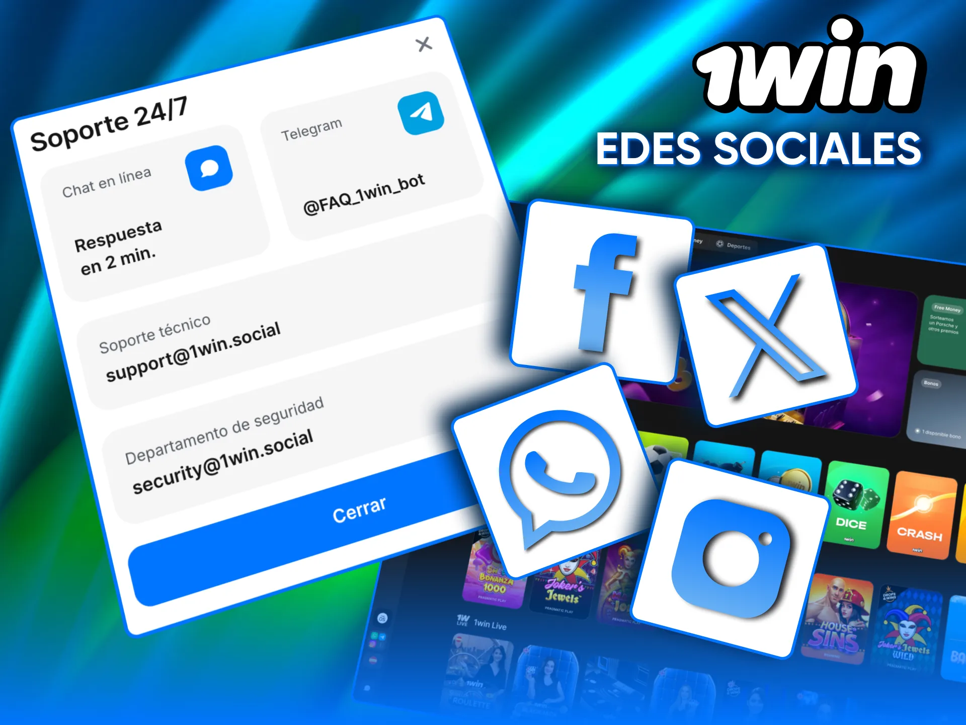 The 1win Argentina community is available on Telegram, YouTube, and Threads, with responsive support.