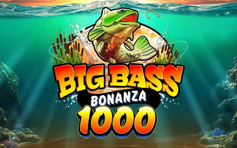 Experience the scent of luck and big winnings in the Big Bass Bonanza 1000 game at 1win Casino.